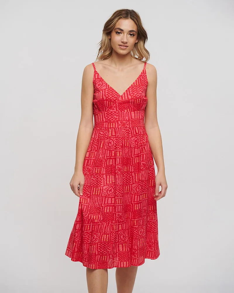 ΦΟΡΕΜΑ ΜΑΚΡΥ ΑΜΑΝΙΚΟ ΣΕ ΚΟΚΚΙΝΟ ΧΡΩΜΑ ONE SIZE (100% COTTON)