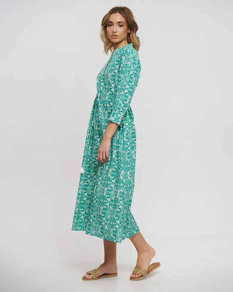 ΦΟΡΕΜΑ ΜΑΚΡΥ ΜΑΚΡΥΜΑΝΙΚΟ ΠΕΤΡΟΛ ONE SIZE (100% COTTON)