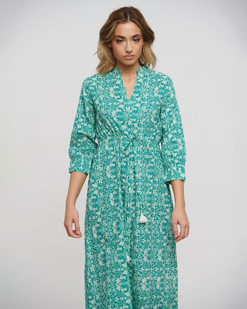 ΦΟΡΕΜΑ ΜΑΚΡΥ ΜΑΚΡΥΜΑΝΙΚΟ ΠΕΤΡΟΛ ONE SIZE (100% COTTON)