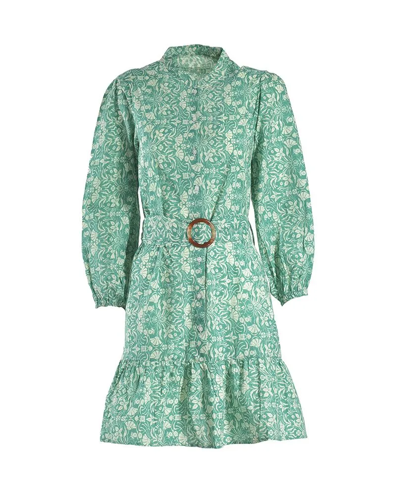 ΦΟΡΕΜΑ KONTO ΜΑΚΡΥΜΑΝΙΚΟ ΠΕΤΡΟΛ ONE SIZE (100% COTTON)