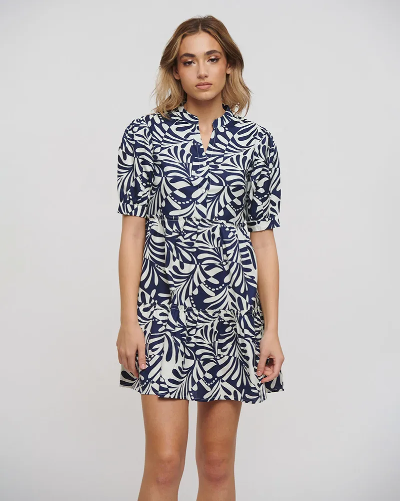 ΦΟΡΕΜΑ KONTO ΜΕ KONTO ΜΑΝΙΚΙ ΜΠΛΕ/ΛΕΥΚΟ ONE SIZE (100% COTTON)