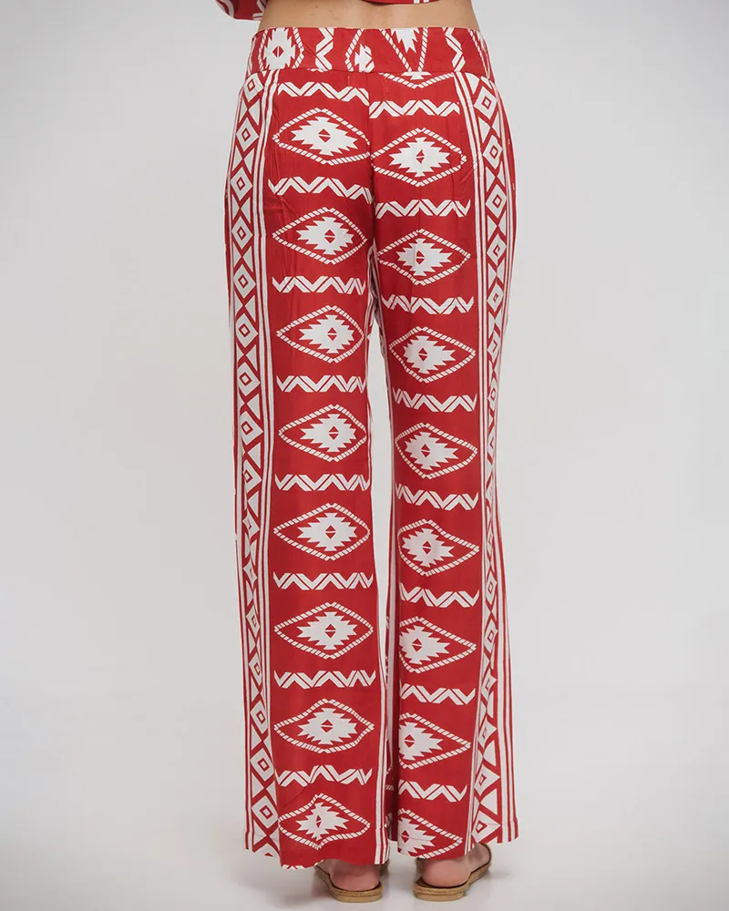 ΠΑΝΤΕΛΟΝΑ ΜΕ ΤΣΕΠΕΣ ΚΕΡΑΜΙΔΙ ΧΡΩΜΑ ONE SIZE(100% RAYON)