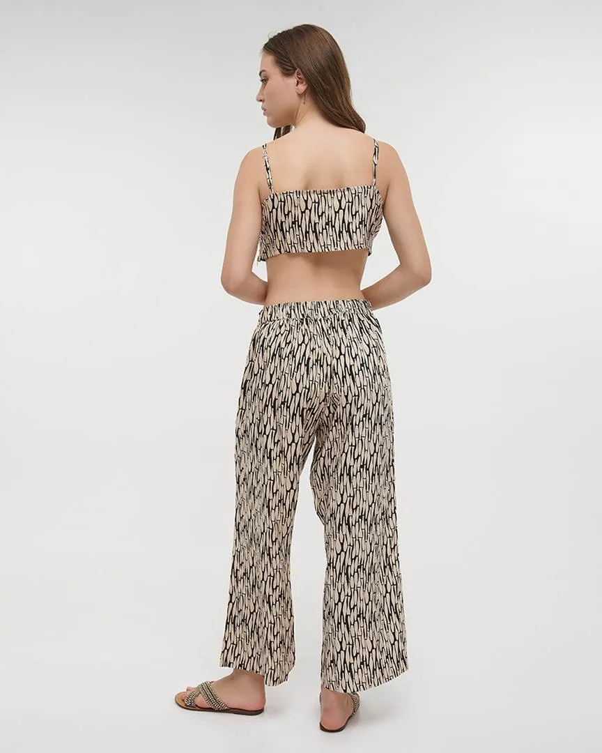 S/2 ΤΟΠ ΚΟΝΤΟ ΚΑΙ ΠΑΝΤΕΛΟΝΑ ΣΕ ΜΑΥΡΟ/ΜΠΕΖ ΧΡΩΜΑ ONE SIZE (100% VISCOSE) S/2 ΤΟΠ ΚΟΝΤΟ ΚΑΙ ΠΑΝΤΕΛΟΝΑ ΣΕ ΜΑΥΡΟ/ΜΠΕΖ ΧΡΩΜΑ ONE SIZE (100% VISCOSE)