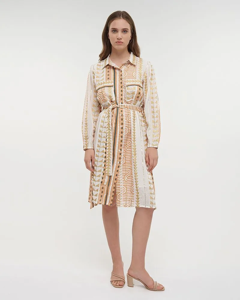 ΠΟΥΚΑΜΙΣΑ ΜΕ ΜΑΚΡΥ ΜΑΝΙΚΙ ΚΑΙ ΖΩΝΗ ΣΕ ΛΕΥΚΟ/ΜΠΕΖ ΧΡΩΜΑ ΚΑΙ LUREX ONE SIZE (100% VISCOSE LUREX CREPE) ΠΟΥΚΑΜΙΣΑ ΜΕ ΜΑΚΡΥ ΜΑΝΙΚΙ ΚΑΙ ΖΩΝΗ ΣΕ ΛΕΥΚΟ/ΜΠΕΖ ΧΡΩΜΑ ΚΑΙ LUREX ONE SIZE (100% VISCOSE LUREX CREPE)