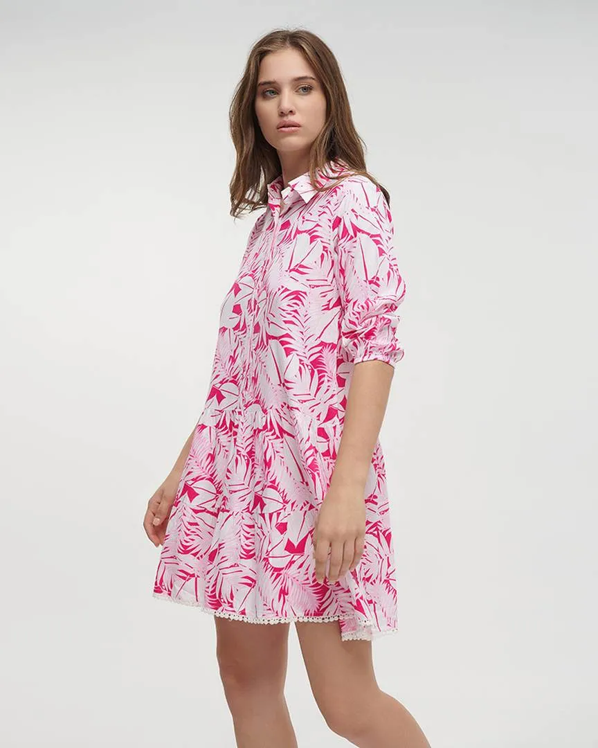 ΦΟΡΕΜΑ KONTO ME 3/4 MANIKI ΣΕ ΛΕΥΚΟ/ΦΟΥΞ ΧΡΩΜΑ ONE SIZE (100% VISCOSE)