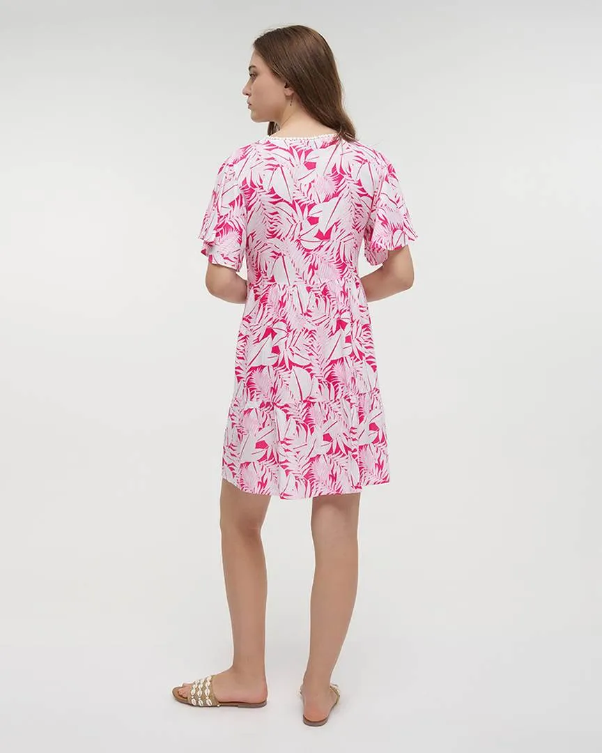 ΦΟΡΕΜΑ KONTO ME ΚΟΝΤΟ MANIKI ΚΑΙ ΚΟΥΜΠΙΑ ΣΕ ΛΕΥΚΟ/ΦΟΥΞ ΧΡΩΜΑ ONE SIZE (100% VISCOSE)