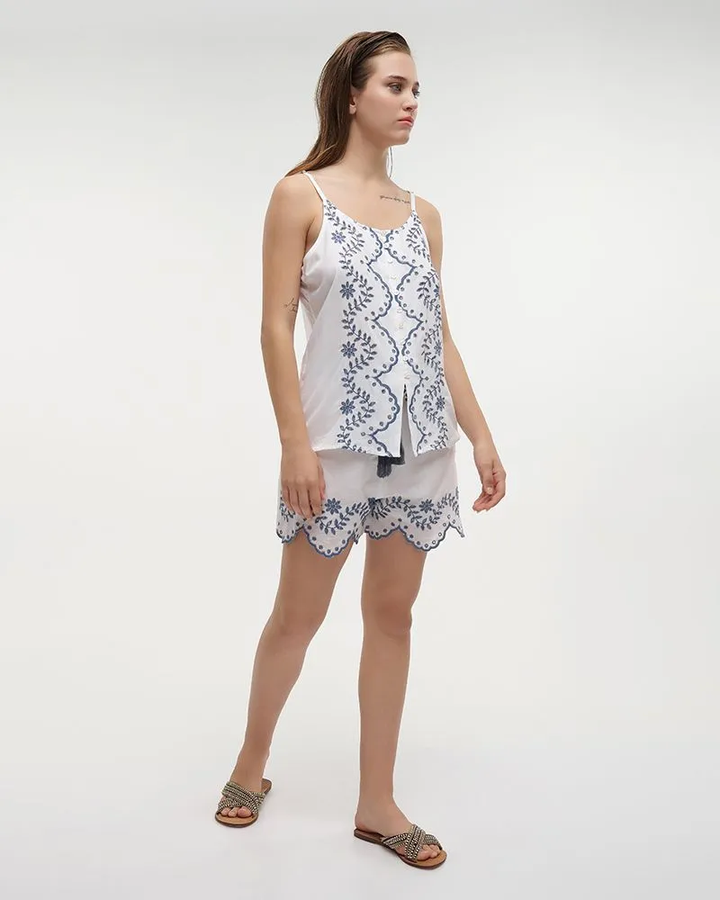 S/2 ΤΟΠ ΚΑΙ ΣΟΡΤΣ ΛΕΥΚΟ & ΜΠΛΕ ONE SIZE (100% VISCOSE) S/2 ΤΟΠ ΚΑΙ ΣΟΡΤΣ ΛΕΥΚΟ & ΜΠΛΕ ONE SIZE (100% VISCOSE)