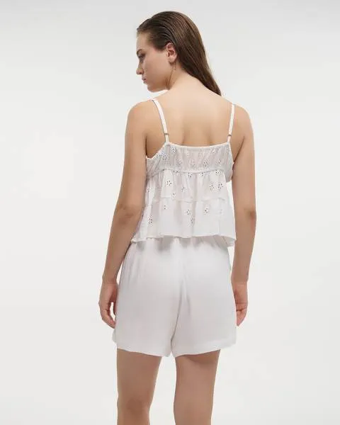 S/2 ΤΟΠ ΚΑΙ ΣΟΡΤΣ ΛΕΥΚΟ ONE SIZE (100% VISCOSE) S/2 ΤΟΠ ΚΑΙ ΣΟΡΤΣ ΛΕΥΚΟ ONE SIZE (100% VISCOSE)