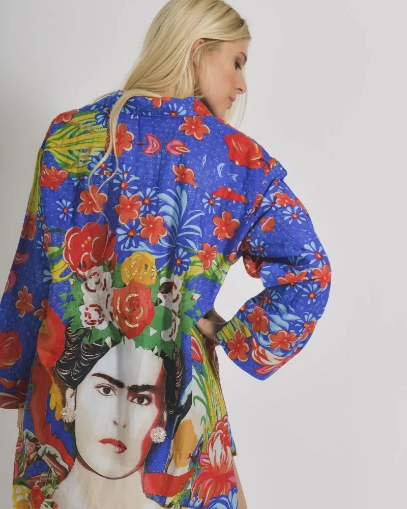 ΠΟΥΚΑΜΙΣΑ ΜΕ ΣΧΕΔΙΑ ΚΑΙ ΚΕΝΤΗΜΑ ΣΤΗ ΠΛΑΤΗ ONE SIZE (100% COTTON)