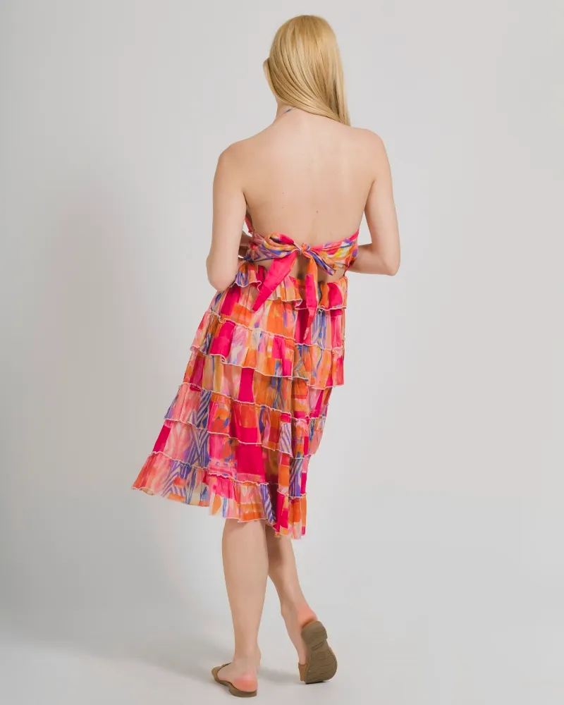 ΦΟΡΕΜΑ AMANIKO ΠΟΛΥΧΡΩΜΟ ONE SIZE (100%COTTON)