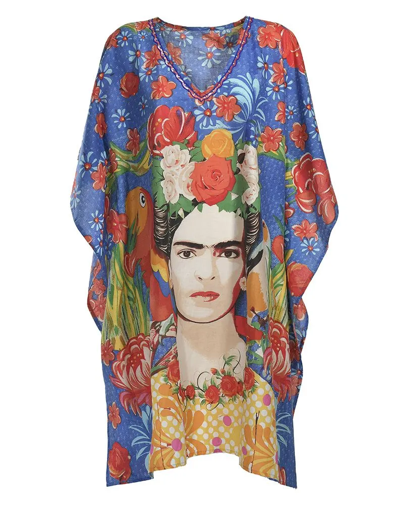 ΦΟΡΕΜΑ/ΚΑΦΤΑΝΙ ΜΑΚΡΥ ΠΟΛΥΧΡΩΜΟ ΜΕ ΣΧΕΔΙΑ ONE SIZE  (100% COTTON)