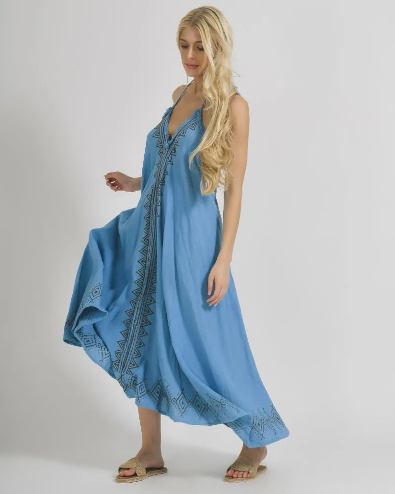 ΦΟΡΕΜΑ ΜΑΚΡΥ AMANIKO ΒΕΡΑΜΑΝ  ONE SIZE (100% COTTON).