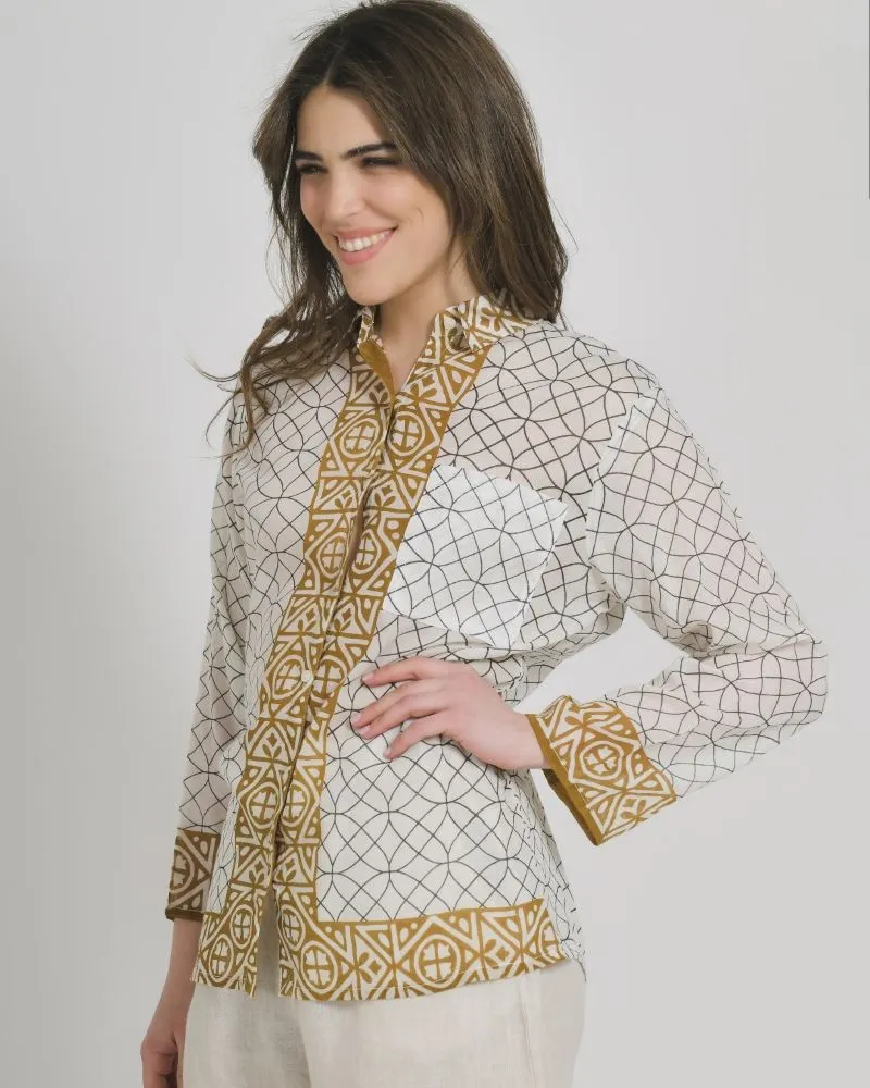 ΠΟΥΚΑΜΙΣΟ ΑΣΠΡΟΜΑΥΡΟ ΜΕ ΜΟΥΣΤΑΡΔΙ ΛΕΠΤΟΜΕΡΕΙΕΣ ΠΛΙΣΕ ONE SIZE (100% COTTON) ΠΟΥΚΑΜΙΣΟ ΑΣΠΡΟΜΑΥΡΟ ΜΕ ΜΟΥΣΤΑΡΔΙ ΛΕΠΤΟΜΕΡΕΙΕΣ ΠΛΙΣΕ ONE SIZE (100% COTTON)