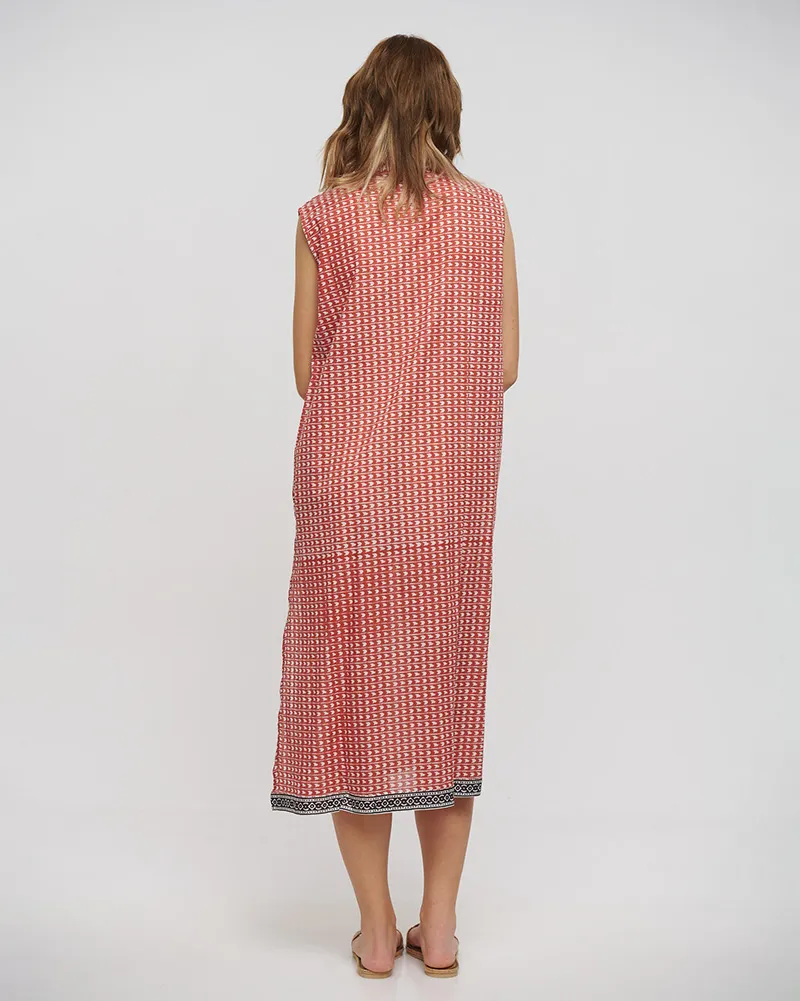 ΦΟΡΕΜΑ ΜΑΚΡΥ ΑΜΑΝΙΚΟ ΚΟΚΚΙΝΟ/ΛΕΥΚΟ/ΜΑΥΡΟ ONE SIZE (100% COTTON)