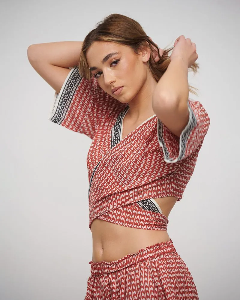 ΤΟΠ ΚΟΝΤΟ ΔΕΤΟ ΚΟΚΚΙΝΟ/ΛΕΥΚΟ/ΜΑΥΡΟ ONE SIZE (100% COTTON)