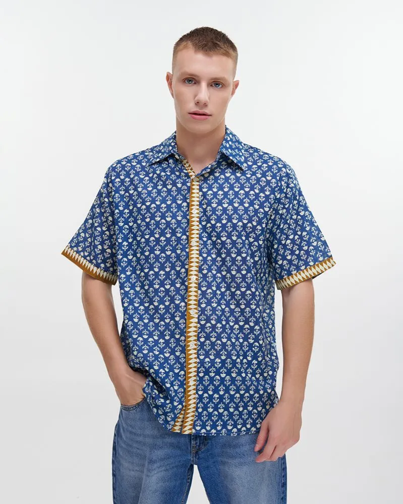 ΠΟΥΚΑΜΙΣΟ ΚΟΝΤΟΜΑΝΙΚΟ ΜΠΛΕ ΜΕ ΛΕΥΚΕΣ/ΜΟΥΣΤΑΡΔΙ ΛΕΠΤΟΜΕΡΕΙΕΣ M/L (100% COTTON) ΠΟΥΚΑΜΙΣΟ ΚΟΝΤΟΜΑΝΙΚΟ ΜΠΛΕ ΜΕ ΛΕΥΚΕΣ/ΜΟΥΣΤΑΡΔΙ ΛΕΠΤΟΜΕΡΕΙΕΣ M/L (100% COTTON)