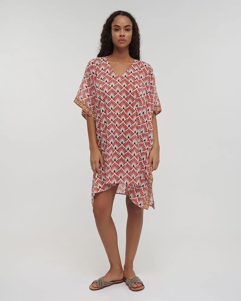 ΚΑΦΤΑΝΙ ΚΟΚΚΙΝΟ/ΜΠΕΖ/ΜΟΥΣΤΑΡΔΙ ΜΕ ΣΧΕΔΙΑ ONE SIZE (100% COTTON) ΚΑΦΤΑΝΙ ΚΟΚΚΙΝΟ/ΜΠΕΖ/ΜΟΥΣΤΑΡΔΙ ΜΕ ΣΧΕΔΙΑ ONE SIZE (100% COTTON)