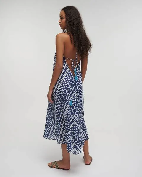 ΦΟΡΕΜΑ ΜΑΚΡΥ ΕΞΩΠΛΑΤΟ ΜΠΛΕ/ΛΕΥΚΟ/ΤΥΡΚΟΥΑΖ ΜΕ ΣΧΕΔΙΑ ONE SIZE (100% COTTON) ΦΟΡΕΜΑ ΜΑΚΡΥ ΕΞΩΠΛΑΤΟ ΜΠΛΕ/ΛΕΥΚΟ/ΤΥΡΚΟΥΑΖ ΜΕ ΣΧΕΔΙΑ ONE SIZE (100% COTTON)