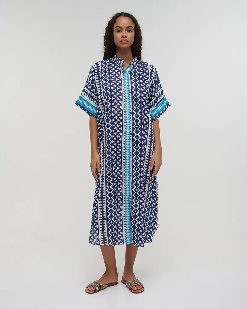 ΠΟΥΚΑΜΙΣΑ ΜΑΚΡΙΑ ΜΠΛΕ/ΛΕΥΚΟ/ΤΥΡΚΟΥΑΖ ΜΕ ΣΧΕΔΙΑ ONE SIZE (100% COTTON) ΠΟΥΚΑΜΙΣΑ ΜΑΚΡΙΑ ΜΠΛΕ/ΛΕΥΚΟ/ΤΥΡΚΟΥΑΖ ΜΕ ΣΧΕΔΙΑ ONE SIZE (100% COTTON)