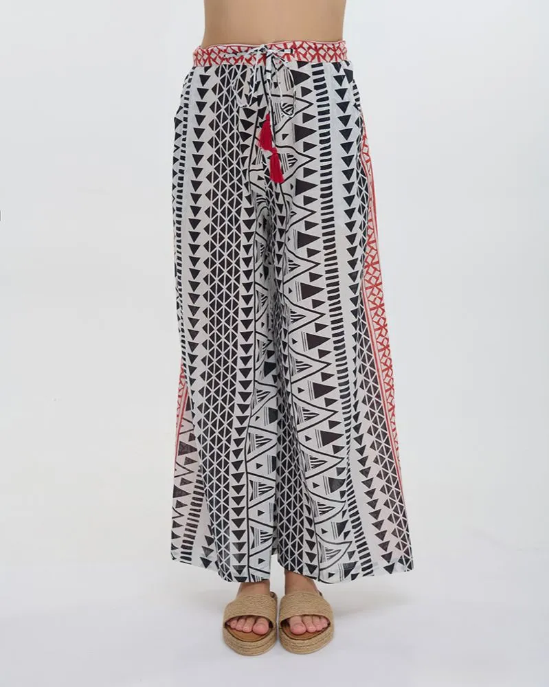 ΠΑΝΤΕΛΟΝΑ ΑΣΠΡΟΜΑΥΡΗ ΜΕ ΣΧΕΔΙΑ ONE SIZE (100% COTTON) ΠΑΝΤΕΛΟΝΑ ΑΣΠΡΟΜΑΥΡΗ ΜΕ ΣΧΕΔΙΑ ONE SIZE (100% COTTON)