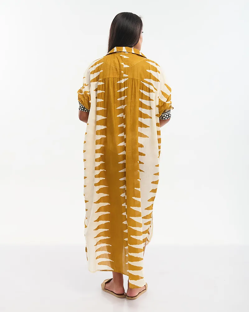 ΠΟΥΚΑΜΙΣΑ ΜΑΚΡΙΑ ΜΠΕΖ/ΚΑΦΕ ONE SIZE (100% COTTON)