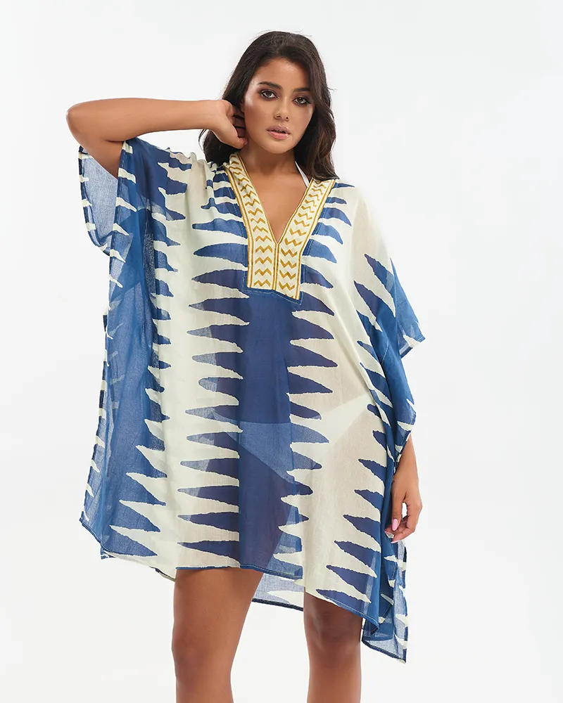 ΚΑΦΤΑΝΙ ΚΟΝΤΟ ΜΠΕΖ/ΜΠΛΕ ΜΕ ΧΡΥΣΑ ΛΕΠΤΟΜΕΡΕΙΕΣ ONE SIZE (100% COTTON) ΚΑΦΤΑΝΙ ΚΟΝΤΟ ΜΠΕΖ/ΜΠΛΕ ΜΕ ΧΡΥΣΑ ΛΕΠΤΟΜΕΡΕΙΕΣ ONE SIZE (100% COTTON)