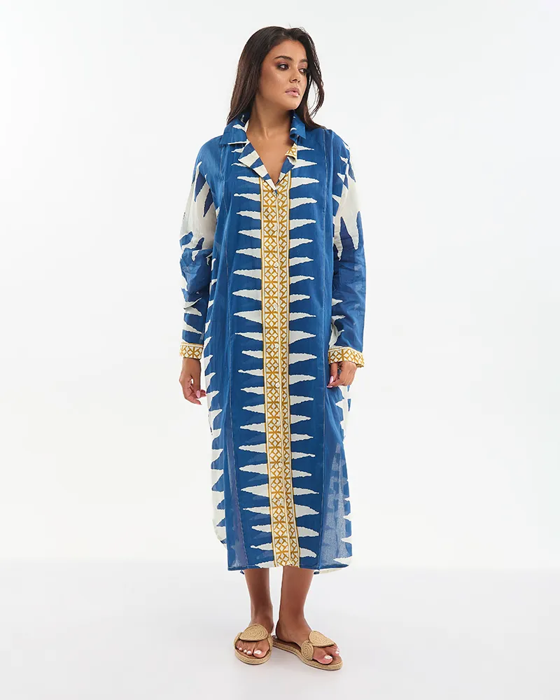 ΠΟΥΚΑΜΙΣΑ ΜΑΚΡΙΑ ΜΠΕΖ/ΜΠΛΕ ΜΕ ΧΡΥΣΕΣ ΛΕΠΤΟΜΕΡΕΙΕΣ ONE SIZE (100% COTTON) ΠΟΥΚΑΜΙΣΑ ΜΑΚΡΙΑ ΜΠΕΖ/ΜΠΛΕ ΜΕ ΧΡΥΣΕΣ ΛΕΠΤΟΜΕΡΕΙΕΣ ONE SIZE (100% COTTON)