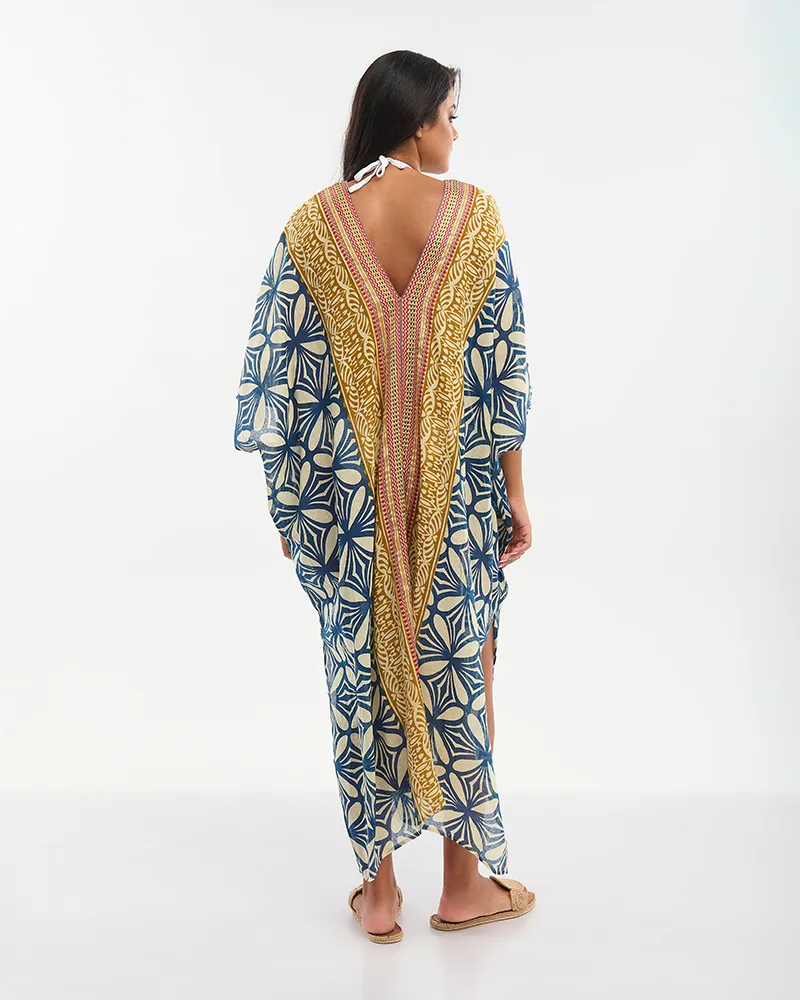 ΚΑΦΤΑΝΙ ΜΑΚΡΥ ΜΠΕΖ/ΜΠΛΕ/ΜΟΥΣΤΑΡΔΙ ΜΕ ΧΡΥΣΕΣ ΛΕΠΤΟΜΕΡΕΙΕΣ ONE SIZE (100% COTTON) ΚΑΦΤΑΝΙ ΜΑΚΡΥ ΜΠΕΖ/ΜΠΛΕ/ΜΟΥΣΤΑΡΔΙ ΜΕ ΧΡΥΣΕΣ ΛΕΠΤΟΜΕΡΕΙΕΣ ONE SIZE (100% COTTON)