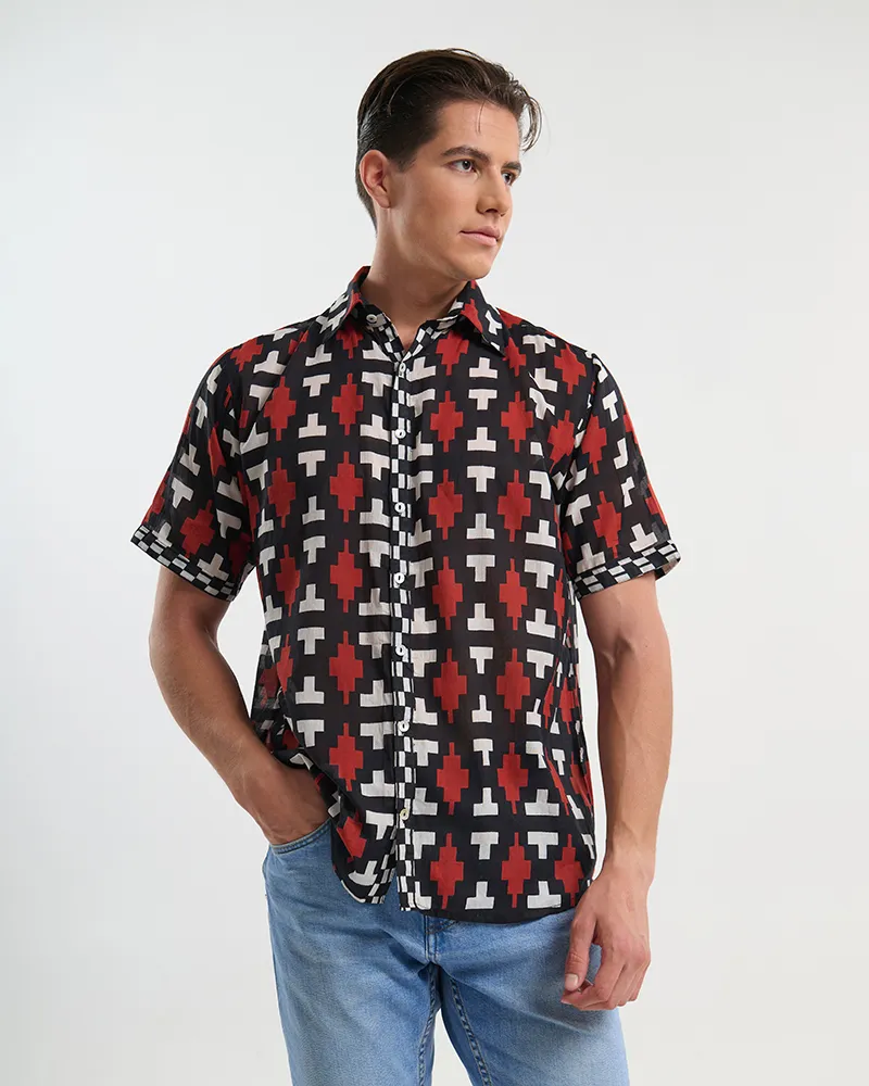 ΠΟΥΚΑΜΙΣΟ ΚΟΝΤΟΜΑΝΙΚΟ ΜΑΥΡΟ ΜΕ ΛΕΥΚΕΣ/ΚΟΚΚΙΝΕΣ ΛΕΠΤΟΜΕΡΕΙΕΣ S/M (100% COTTON) ΠΟΥΚΑΜΙΣΟ ΚΟΝΤΟΜΑΝΙΚΟ ΜΑΥΡΟ ΜΕ ΛΕΥΚΕΣ/ΚΟΚΚΙΝΕΣ ΛΕΠΤΟΜΕΡΕΙΕΣ S/M (100% COTTON)