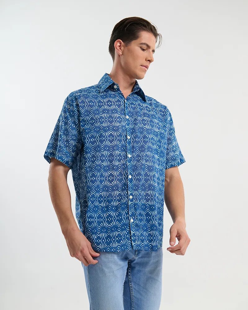 ΠΟΥΚΑΜΙΣΟ ΚΟΝΤΟΜΑΝΙΚΟ ΜΠΛΕ ΜΕ ΛΕΥΚΕΣ ΛΕΠΤΟΜΕΡΕΙΕΣ S/M (100% COTTON) ΠΟΥΚΑΜΙΣΟ ΚΟΝΤΟΜΑΝΙΚΟ ΜΠΛΕ ΜΕ ΛΕΥΚΕΣ ΛΕΠΤΟΜΕΡΕΙΕΣ S/M (100% COTTON)