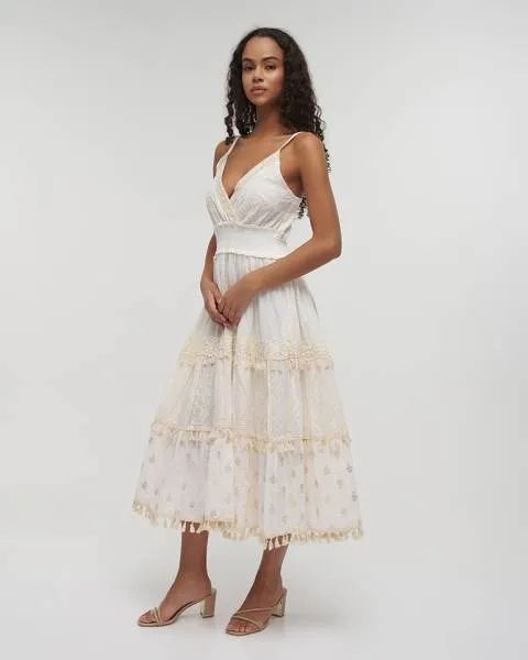 ΦΟΡΕΜΑ ΜΑΚΡΥ ΑΜΑΝΙΚΟ ΕΚΡΟΥ ΜΕ ΦΟΥΝΤΑΚΙΑ ONE SIZE (100%COTTON)