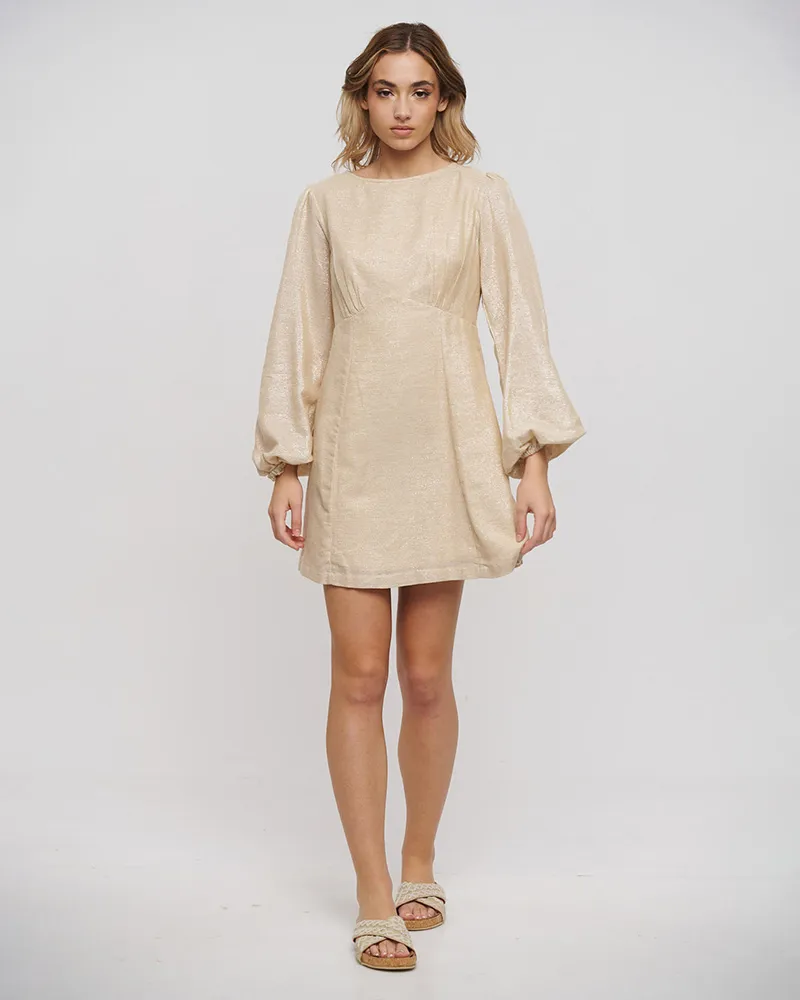 ΦΟΡΕΜΑ ΚΟΝΤΟ ΜΕ ΜΑΚΡΥ ΜΑΝΙΚΙ ΚΑΙ ΑΝΟΙΓΜΑ ΣΤΗ ΠΛΑΤΗ ΕΚΡΟΥ ONE SIZE (100% COTTON)