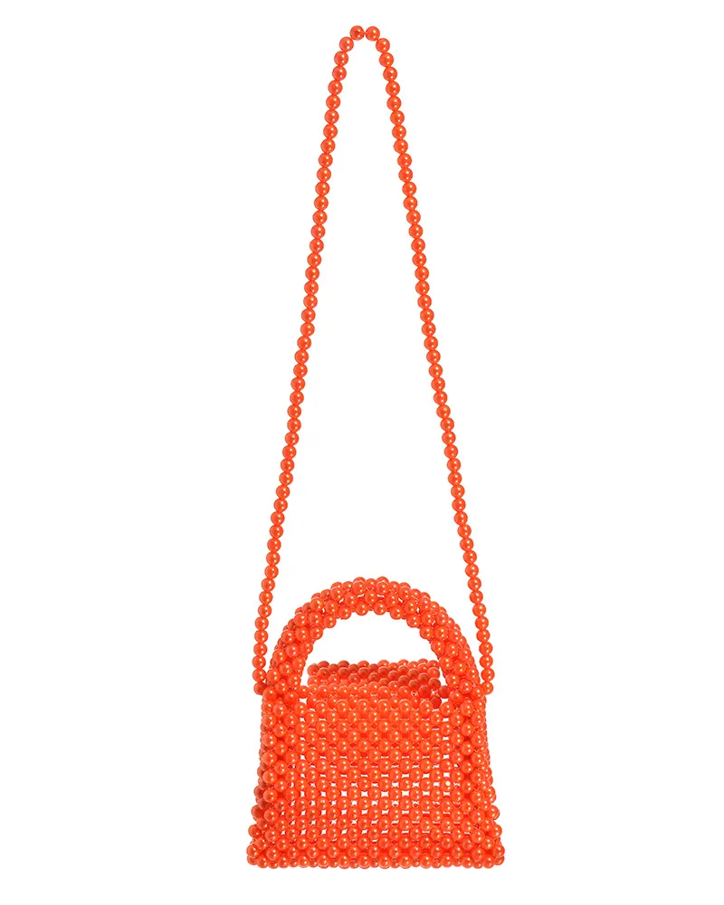 ΤΣΑΝΤΑΚΙ ΜΕ ΠΕΡΛΕΣ ΣΕ ΠΟΡΤΟΚΑΛΙ ΧΡΩΜΑ