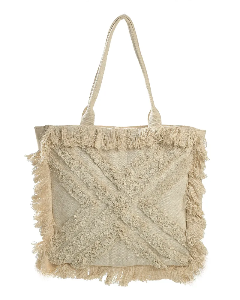 ΤΣΑΝΤΑ ΥΦΑΣΜΑΤΙΝΗ ΕΚΡΟΥ 46x8x40/63(100% COTTON) ΤΣΑΝΤΑ ΥΦΑΣΜΑΤΙΝΗ ΕΚΡΟΥ 46x8x40/63(100% COTTON)