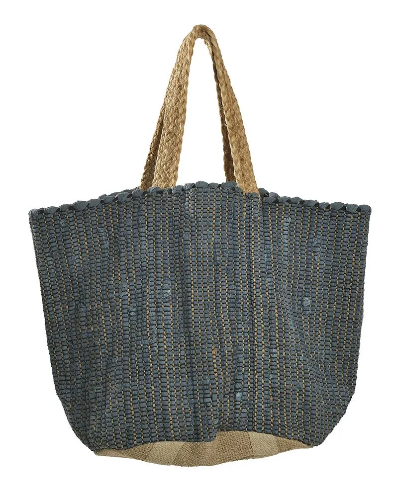 ΤΣΑΝΤΑ ΥΦΑΣΜΑΤΙΝΗ ΜΠΛΕ ΣΚΟΥΡΟ ”BEACH” ΜΕ ΧΕΡΟΥΛΙΑ ΑΠΟ ΓΙΟΥΤΑ 46x16x40(COTTON/JUTE) ΤΣΑΝΤΑ ΥΦΑΣΜΑΤΙΝΗ ΜΠΛΕ ΣΚΟΥΡΟ ”BEACH” ΜΕ ΧΕΡΟΥΛΙΑ ΑΠΟ ΓΙΟΥΤΑ 46x16x40(COTTON/JUTE)