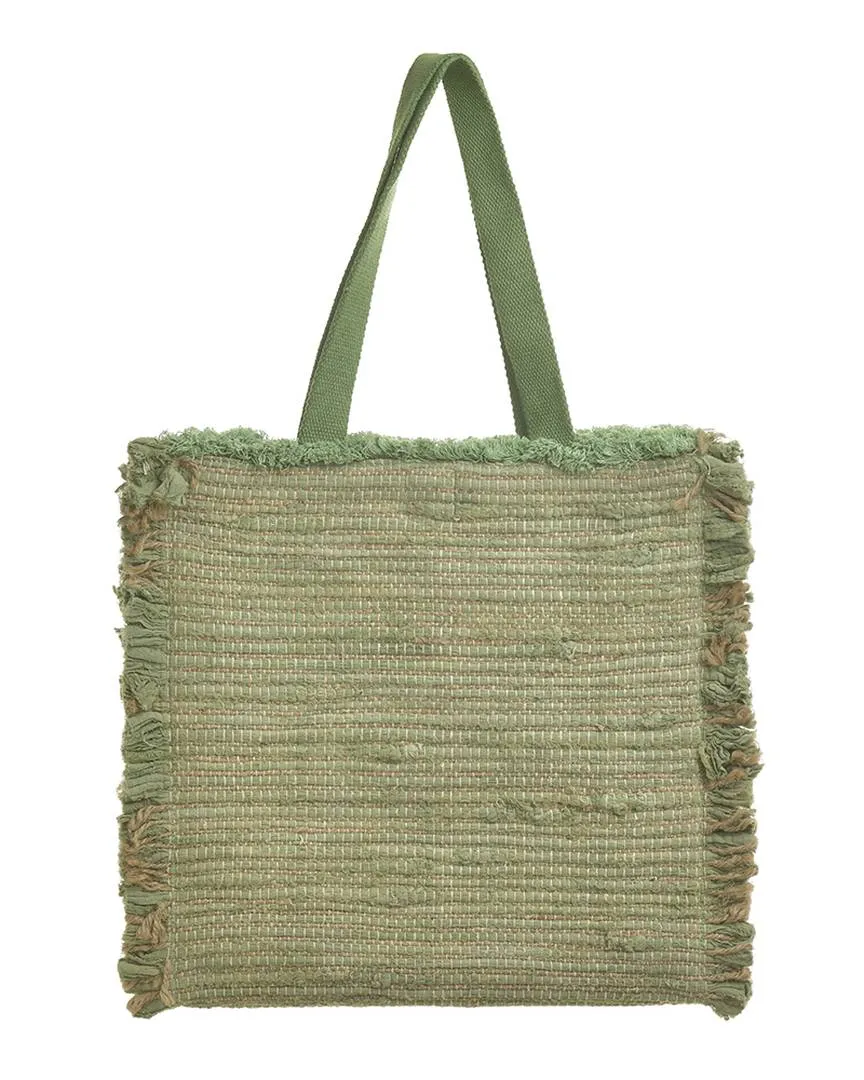 ΤΣΑΝΤΑ ΑΠΟ ΓΙΟΥΤΑ ΜΕΝΤΑ ”BEACH” 40×30(COTTON/JUTE)