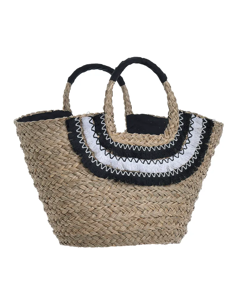 ΚΑΛΑΘΙ ΘΑΛΑΣΣΗΣ ΨΑΘΙΝΟ ΜΕ ΛΕΥΚΕΣ/ΜΑΥΡΕΣ ΛΕΠΤΟΜΕΡΕΙΕΣ 58Χ19Χ30 (100% SEAGRASS) ΚΑΛΑΘΙ ΘΑΛΑΣΣΗΣ ΨΑΘΙΝΟ ΜΕ ΛΕΥΚΕΣ/ΜΑΥΡΕΣ ΛΕΠΤΟΜΕΡΕΙΕΣ 58Χ19Χ30 (100% SEAGRASS)