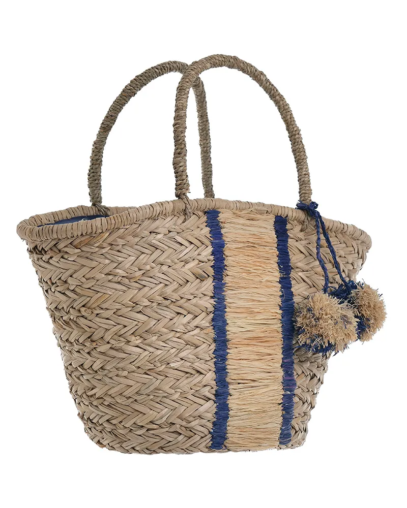 ΚΑΛΑΘΙ ΘΑΛΑΣΣΗΣ ΨΑΘΙΝΟ ΜΕ ΜΠΛΕ/ΜΠΕΖ ΛΕΠΤΟΜΕΡΕΙΕΣ ΚΑΙ ΠΟΜ-ΠΟΜ 58Χ19Χ28 (100% SEAGRASS) ΚΑΛΑΘΙ ΘΑΛΑΣΣΗΣ ΨΑΘΙΝΟ ΜΕ ΜΠΛΕ/ΜΠΕΖ ΛΕΠΤΟΜΕΡΕΙΕΣ ΚΑΙ ΠΟΜ-ΠΟΜ 58Χ19Χ28 (100% SEAGRASS)