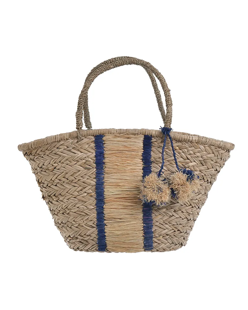 ΚΑΛΑΘΙ ΘΑΛΑΣΣΗΣ ΨΑΘΙΝΟ ΜΕ ΜΠΛΕ/ΜΠΕΖ ΛΕΠΤΟΜΕΡΕΙΕΣ ΚΑΙ ΠΟΜ-ΠΟΜ 58Χ19Χ28 (100% SEAGRASS) ΚΑΛΑΘΙ ΘΑΛΑΣΣΗΣ ΨΑΘΙΝΟ ΜΕ ΜΠΛΕ/ΜΠΕΖ ΛΕΠΤΟΜΕΡΕΙΕΣ ΚΑΙ ΠΟΜ-ΠΟΜ 58Χ19Χ28 (100% SEAGRASS)