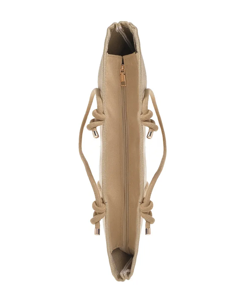 ΤΣΑΝΤΑ ΥΦΑΣΜΑΤΙΝΗ ΣΕ ΜΠΕΖ ΧΡΩΜΑ 50X33X10 (20% COTTON & 80% POLYESTER) ΤΣΑΝΤΑ ΥΦΑΣΜΑΤΙΝΗ ΣΕ ΜΠΕΖ ΧΡΩΜΑ 50X33X10 (20% COTTON & 80% POLYESTER)