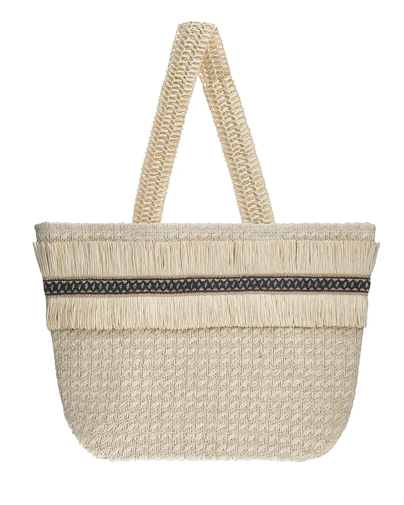 ΤΣΑΝΤΑ ΨΑΘΙΝΗ ΣΕ ΕΚΡΟΥ ΧΡΩΜΑ (100% POLYESTER)