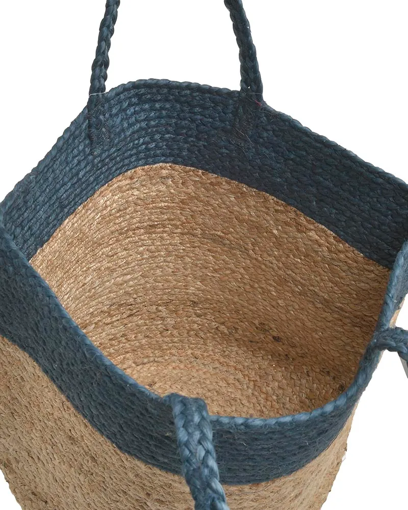 ΤΣΑΝΤΑ ΨΑΘΙΝΗ ΜΠΛΕ 30X27X30/50 (100% JUTE)
