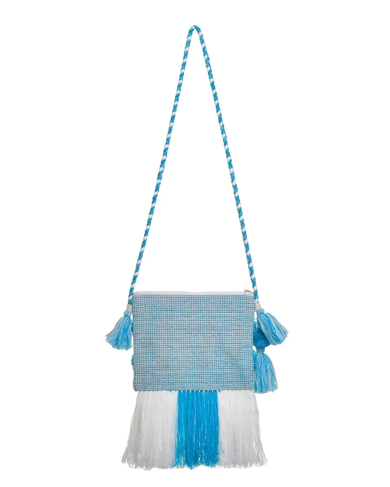 ΤΣΑΝΤΑΚΙ ΥΦΑΣΜΑΤΙΝΟ ΛΕΥΚΟ/ΓΑΛΑΖΙΟ ΜΕ ΛΟΥΡΑΚΙ (100% COTTON) 26Χ1Χ23/85 ΤΣΑΝΤΑΚΙ ΥΦΑΣΜΑΤΙΝΟ ΛΕΥΚΟ/ΓΑΛΑΖΙΟ ΜΕ ΛΟΥΡΑΚΙ (100% COTTON) 26Χ1Χ23/85