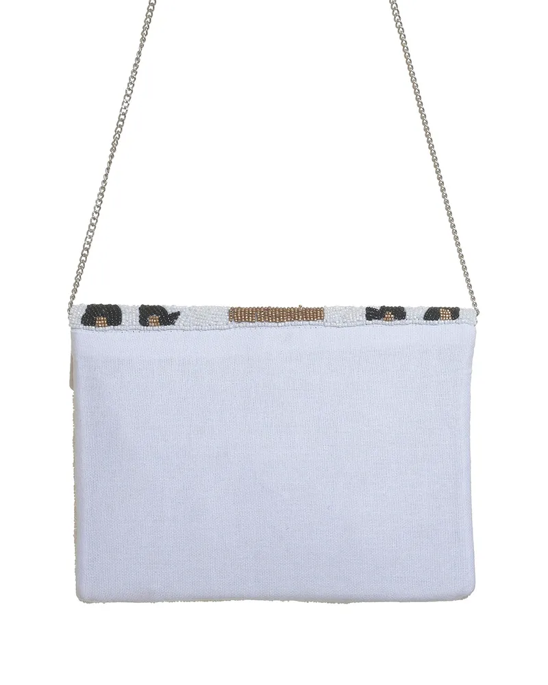 ΤΣΑΝΤΑΚΙ ΥΦΑΣΜΑΤΙΝΟ ΛΕΥΚΟ ΜΕ ΜΑΥΡΕΣ/ΧΡΥΣΕΣ ΧΑΝΤΡΕΣ (100% COTTON) 26Χ1Χ18/68 ΤΣΑΝΤΑΚΙ ΥΦΑΣΜΑΤΙΝΟ ΛΕΥΚΟ ΜΕ ΜΑΥΡΕΣ/ΧΡΥΣΕΣ ΧΑΝΤΡΕΣ (100% COTTON) 26Χ1Χ18/68