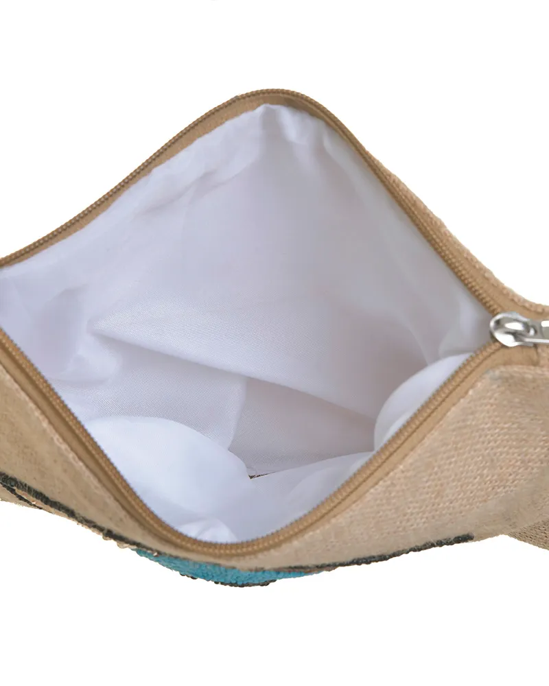 ΤΣΑΝΤΑΚΙ ΥΦΑΣΜΑΤΙΝΟ ΜΠΕΖ ''ΜΑΤΙ'' ΜΕ ΧΑΝΤΡΕΣ ΚΑΙ ΠΟΥΛΙΕΣ (100% COTTON) 25X1X20