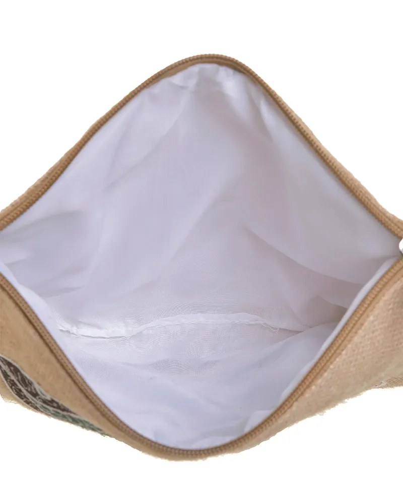 ΤΣΑΝΤΑΚΙ ΨΑΘΙΝΟ ΜΠΕΖ ΜΕ ΠΡΑΣΙΝΑ ΨΑΡΙΑ(100% JUTE) 25X1X19