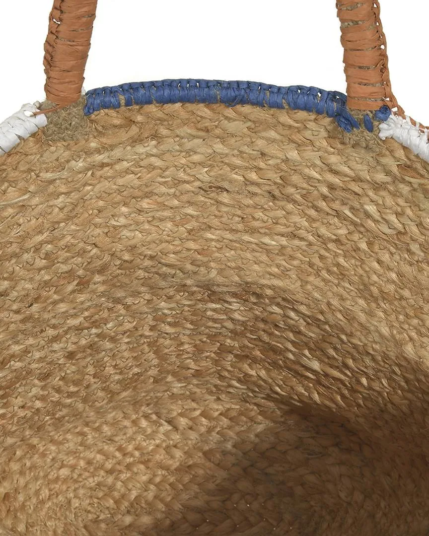 ΤΣΑΝΤΑ ΥΦΑΣΜΑΤΙΝΗ ΜΠΕΖ ΜΕ ΜΑΤΙ (100% JUTE)