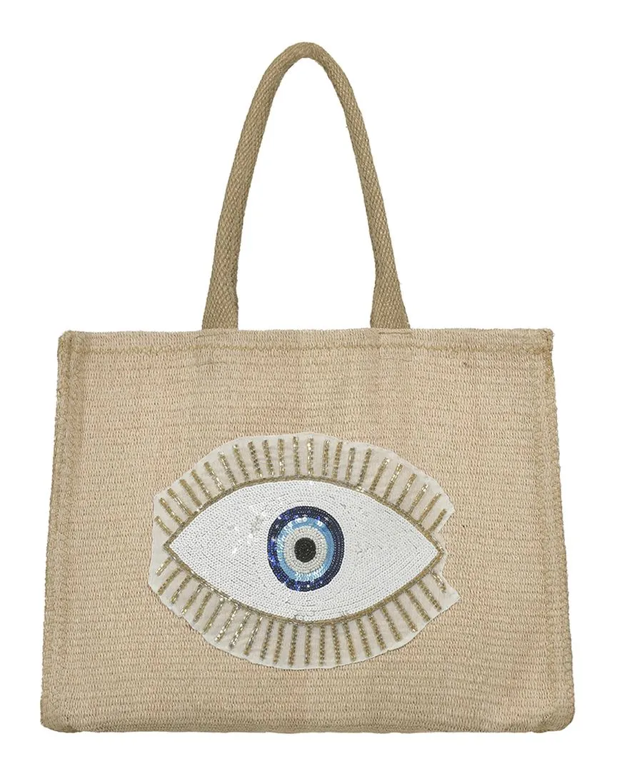 ΤΣΑΝΤΑ ΥΦΑΣΜΑΤΙΝΗ ΜΠΕΖ ΜΕ ΜΑΤΙ ΚΑΙ ΧΡΥΣΕΣ ΛΕΠΤΟΜΕΡΕΙΕΣ (100% COTTON) ΤΣΑΝΤΑ ΥΦΑΣΜΑΤΙΝΗ ΜΠΕΖ ΜΕ ΜΑΤΙ ΚΑΙ ΧΡΥΣΕΣ ΛΕΠΤΟΜΕΡΕΙΕΣ (100% COTTON)