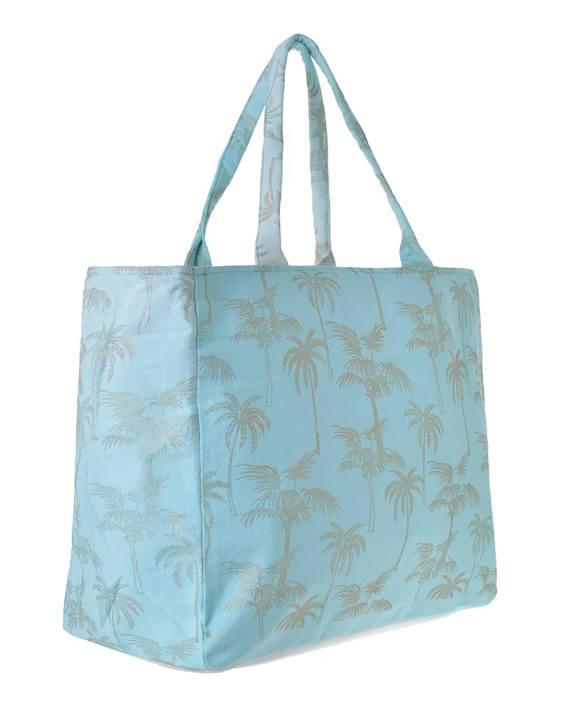 ΤΣΑΝΤΑ ΥΦΑΣΜΑΤΙΝΗ ΣΕ ΑΠΑΛΟ ΜΠΛΕ ΧΡΩΜΑ ΜΕ ΦΟΙΝΙΚΕΣ42X35X20 (100% COTTON) ΤΣΑΝΤΑ ΥΦΑΣΜΑΤΙΝΗ ΣΕ ΑΠΑΛΟ ΜΠΛΕ ΧΡΩΜΑ ΜΕ ΦΟΙΝΙΚΕΣ42X35X20 (100% COTTON)