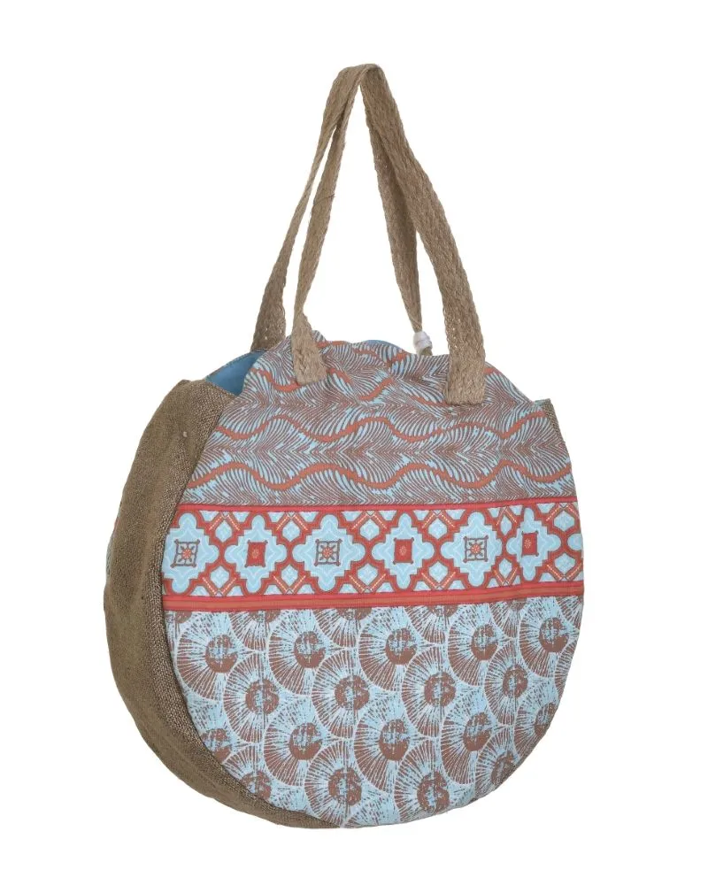 ΤΣΑΝΤΑ ΥΦΑΣΜΑΤΙΝH ΓΑΛΑΖΙΑ/ΠΟΡΤΟΚΑΛΙ/ΚΑΦΕ ΜΕ ΣΧΕΔΙΑ (50%COTTON 50% POLYESTER) 42X10X36/48 ΤΣΑΝΤΑ ΥΦΑΣΜΑΤΙΝH ΓΑΛΑΖΙΑ/ΠΟΡΤΟΚΑΛΙ/ΚΑΦΕ ΜΕ ΣΧΕΔΙΑ (50%COTTON 50% POLYESTER) 42X10X36/48